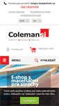 Mobile Screenshot of e.coleman.sk