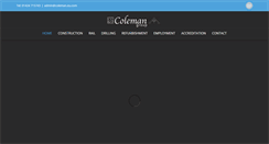 Desktop Screenshot of coleman.eu.com
