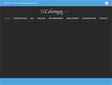 Tablet Screenshot of coleman.eu.com